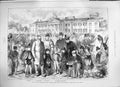 Original Old Antique Print 1886 Lord Lady Aberdeen Irish Costume Party Phoenix