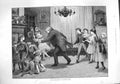 Old Antique Print 1887 Romp After Dinner Blind Man'S Buff Children Play 19th