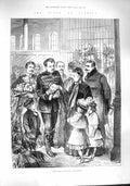 Original Old Antique Print 1887 Young Lions Queen Olympia Zoo Wild Animals 19th