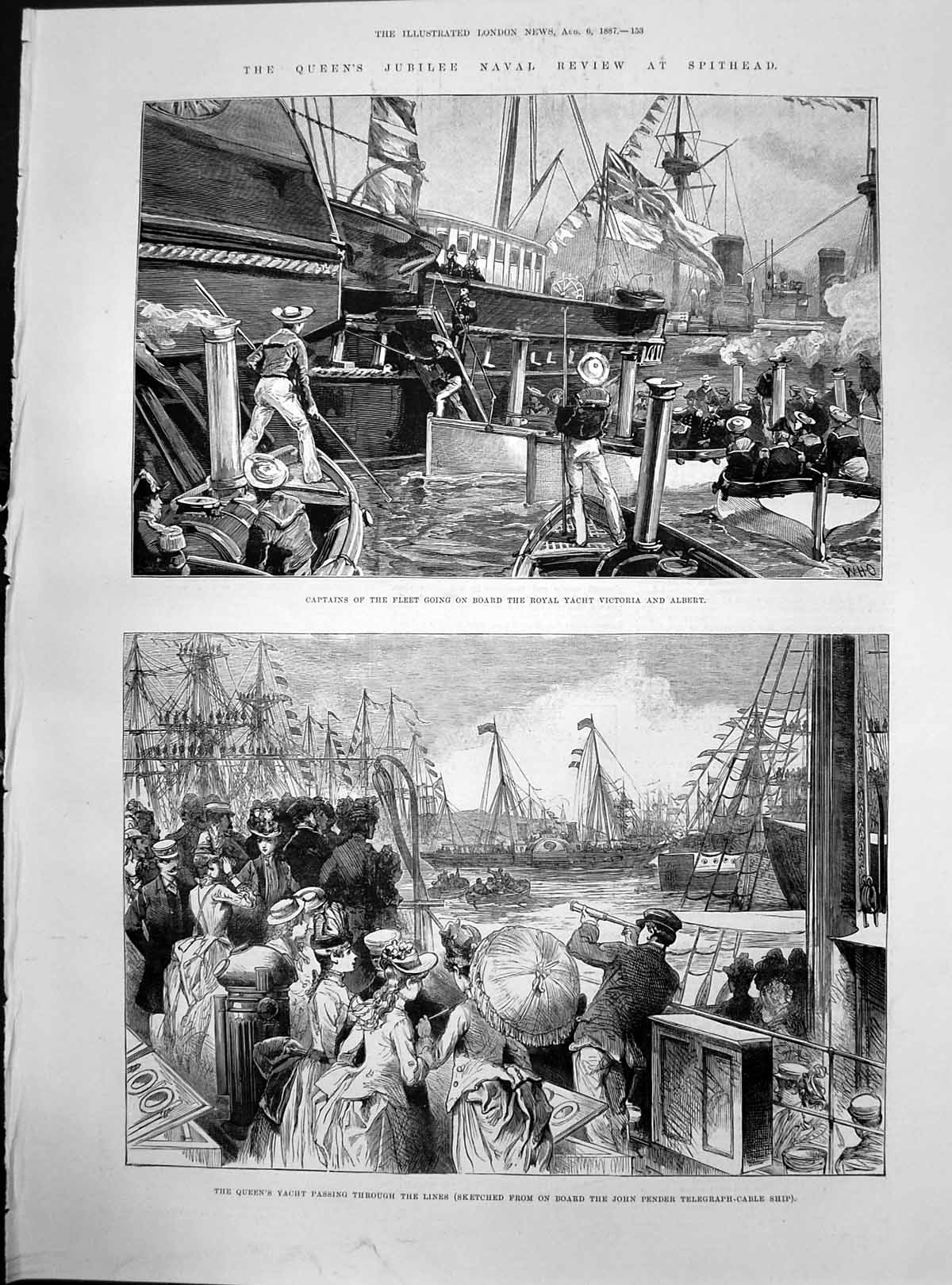 Old Queens Jubilee Naval Review Spithead Raleigh House Brixton Rise
