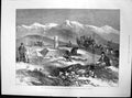 Antique Old Print New Afghan Boundary Pillar W Simpson 53 Camels Siers 1887