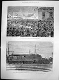 Old Prince Ferdinand Sia Krupps Big Gun Railway Italian Navy Spezia