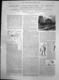 Old English Exploration Egypt Excavation Seasons Work Delta 1887Pa Victorian