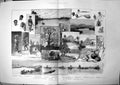Antique Print Sketches River Congo Bangala Woman Kuta Mundalas House 1887 19th