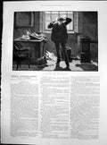 Old Print Miser Farebrother Sister Brother Sharper Sharped Biter Bit 1887 19th