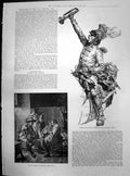 Old Card Players Meissonier Sketch Figure Meissoniers Picture 1807 18 19th