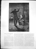 Old Miser Farebrother Trial Verdict Lady Pleading Man Stick Lantern