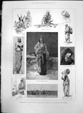 Antique Old Print Illustrations New Book Egypt From Pharaoh To Fellah 1887 19th