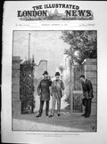 Antique Print San Remo Gate Villa Zirio Residence Crown Prince Germany 1887
