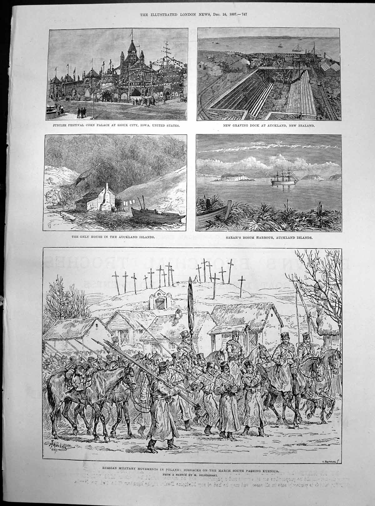 Old Russian Military Cossacks Poland Sarahs Bosom Harbour Auckland187 Victorian