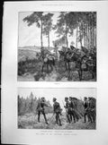 Old Armies Continent Russian Cavalry Dismount Advance Fix Bayonets 18 Victorian