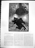 Old Miser Farebrother Jeremiah Tom Fighting Railway Front Train 1877 Victorian