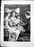 Old Judgement Paris Marcella Walker Ladies Pulling Crackers Gent 1887 Victorian