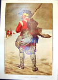 Antique Old Print Successful Campaign Sier Return Hunting Turkey Back 1887 19th