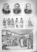 Old Antique Print 1888 Russian Bakery Warsaw Latimer M'Cneill Price Rock 19th