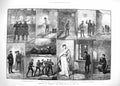 Original Old Antique Print 1888 Coercoin Prison Life Irish Member Parliament