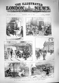 Old Antique Print 1888 Art Royal Academy Martin'S-In-The-Field Niobe King 19th