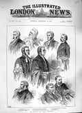 Original Old Antique Print 1888 Parnell Commission Court Lewis Graham Justice