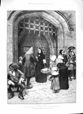 Old Antique Print 1888 Faith And Freedom Wicket Gate Lady Basket Besant 19th