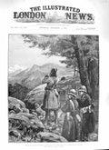 Original Old Antique Print 1888 Black Mountain Northumberland Fusiliers Bagrwan