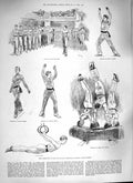 Old Antique Print 1888 Gymnasium Polytechnic Christian Institute Regent 19th