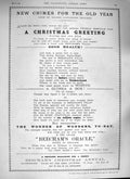 Old Antique Print 1888 Advertisement Beechams Oracle Christmas Greeting 19th