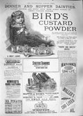 Old Antique Print 1889 Advertisement Birds Custard Powder Diamonds Cycles 19th