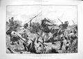 Original Old Antique Print 1889 Battle Suakin Black Soudanese Siers War Trench 0