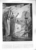 Original Old Antique Print 1889 Roman People Cleopatra Elephant Woodville 19th