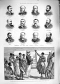 Old Antique Print 1889 Africa Slave Trade London Council Theatre Princess 19th