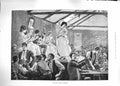 Original Old Antique Print 1889 Fete San Roque Gibraltar Dancing Music 19th