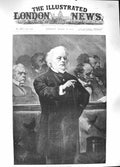 Old Antique Print 1889 Mr Bright House Commons Oxford Boat Race One Ash 19th