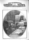 Original Old Antique Print 1889 Dining Room Mr. Bright One Ash Rochdale 19th