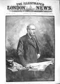 Old Antique Print 1889 Re-Opening Special Commission Parnell Witness Box 19th