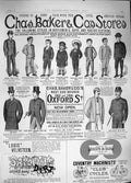 Original Old Antique Print 1889 Advertisement Chas Baker Store Coventry 19th