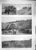 Original Old Antique Print 1889 Railway Disaster Train Crash Armagh Victorian