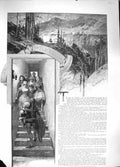 Old Antique Print 1889 Story Wild Darrie Forestier Montbard Taylor Artist 19th