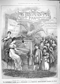 Antique Old Print *3829 1889 Advertisement John Brinsmead Sons Pianos London