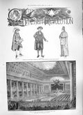 Original Old Antique Print 1889 French Revolution Versailles Bastille Antoine