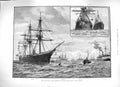 Original Old Antique Print 1889 Navy Ships Spithead Volage Hercules Warspi 19th