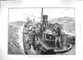Original Old Antique Print Overend 1889 Navy Prince George Wales Torpedo Boat