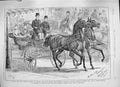 Antique Old Print *3843 1889 Advertisement Ellimans Embrocation Horses Coach