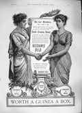 Antique Print *3845 1889 Advertisement Beechams Pills St. Helens Lancashire