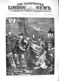 Antique Old Print *3837 1889 Explosion Mossfield Colliery Staffordshire Pit