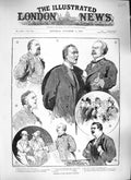 Old Antique Print 1889 Brighton Election Loder Peel Parliament Marriott 19th