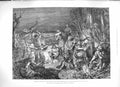 Old Antique Print 1889 Wood-Cutting Congo Stanley Expedition Emin Pasha 19th