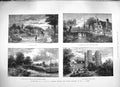 Old Antique Print 1889 Angler'S Inn Norfolk Layer Tower Essex Constable 19th