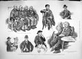 Original Old Antique Print 1889 Hand-Frame Stocking Makers Leicester Festival