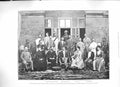 Original Old Antique Print 1889 Prince Albert Victor Wales Gunesh Khund Rea 19th