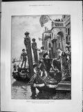 Old 1890 Carnival Venice Fifteenth Century Wagrez Wryteezy Railway Wr Victorian